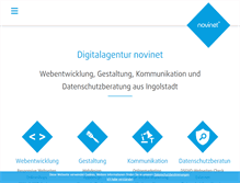 Tablet Screenshot of novinet.de